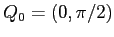 $Q_0=(0,\pi/2)$